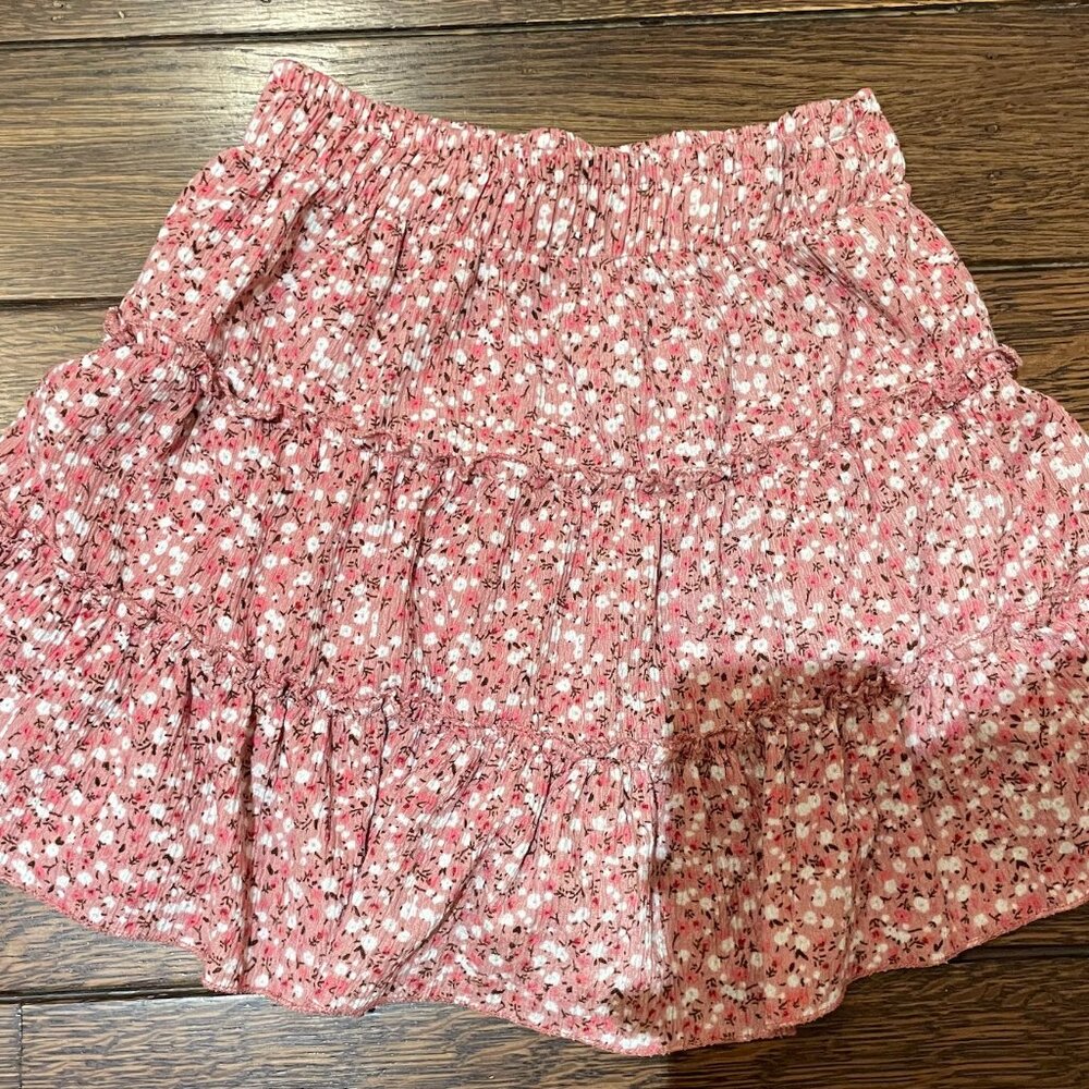 ZARA Tiered Flowy Skirt